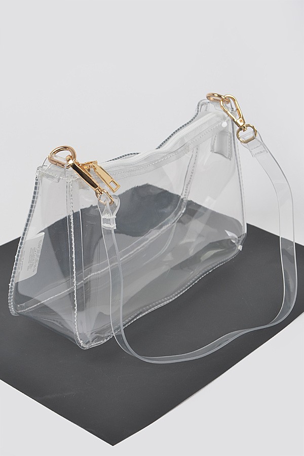 Transparent Shoulder Bag.
